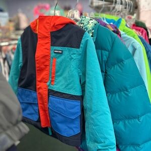 Lands' End Kids Colorblock Winter Coat